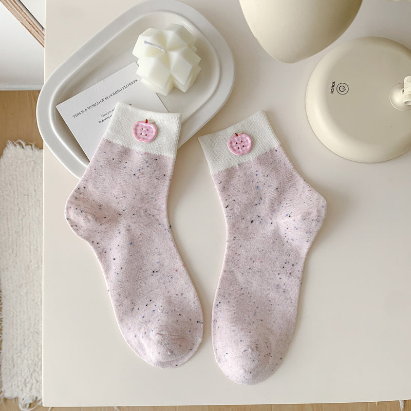 Calcetines informales con bloques de color