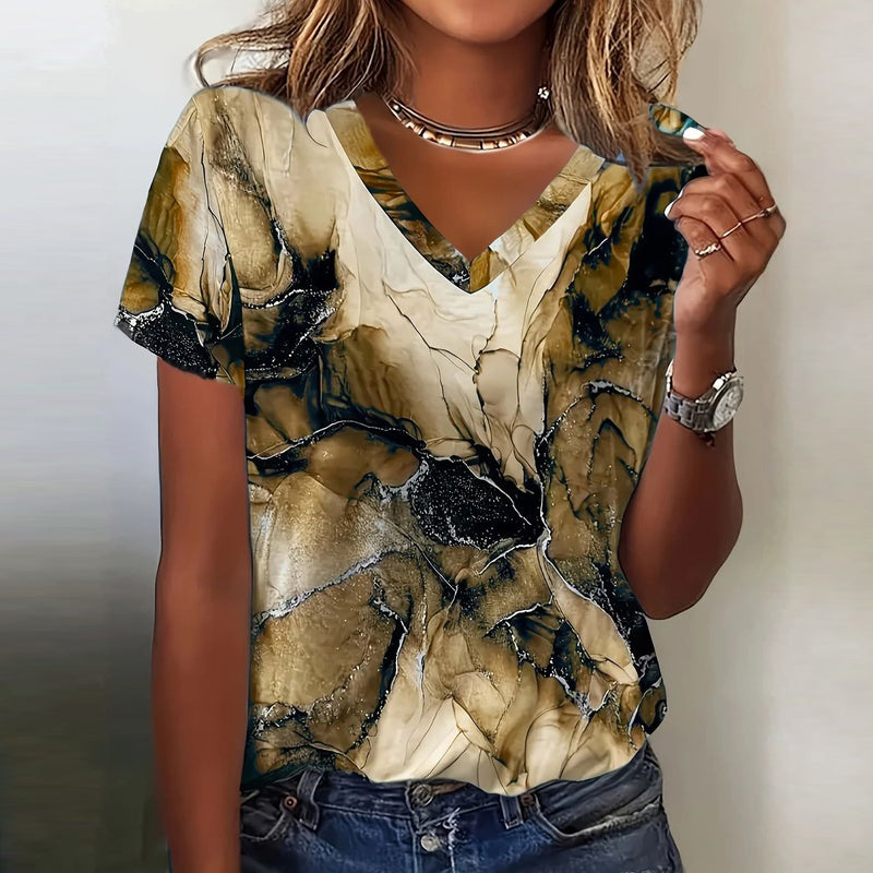 Camiseta con degradado vintage