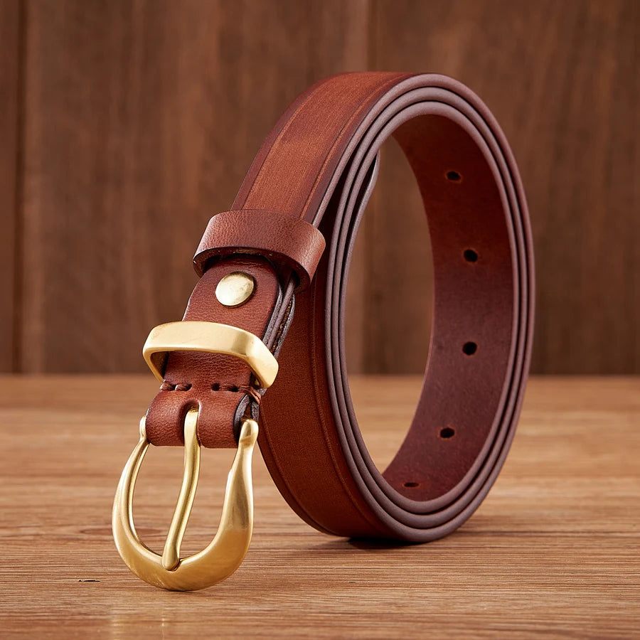 Alessandro Full-Grain Leather Belt