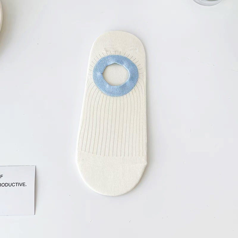 Calcetines informales con bloques de color