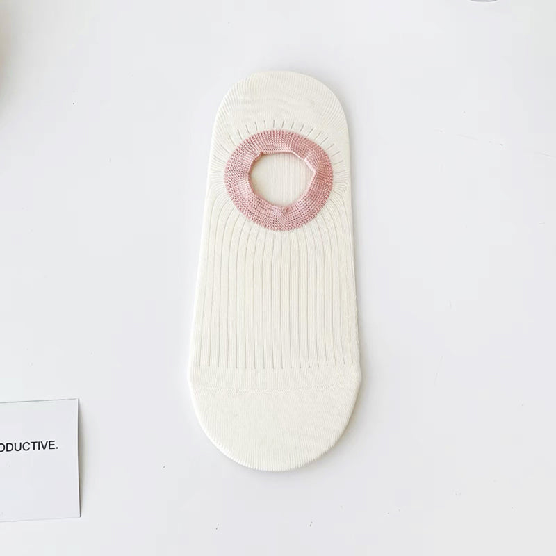 Calcetines informales con bloques de color