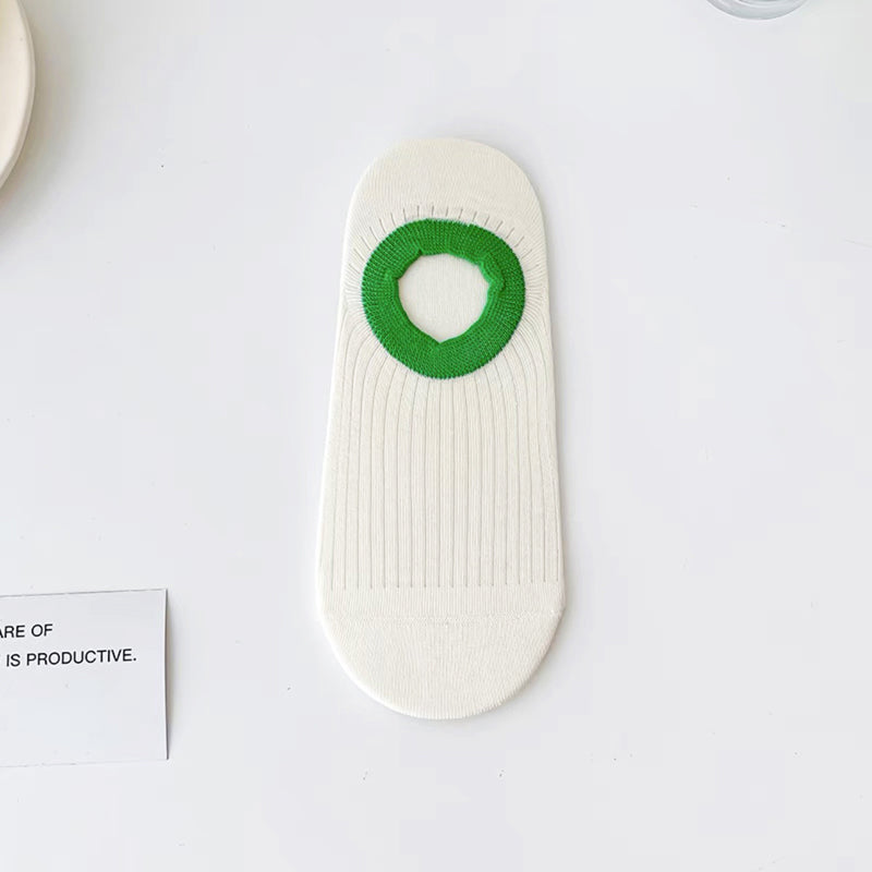 Calcetines informales con bloques de color