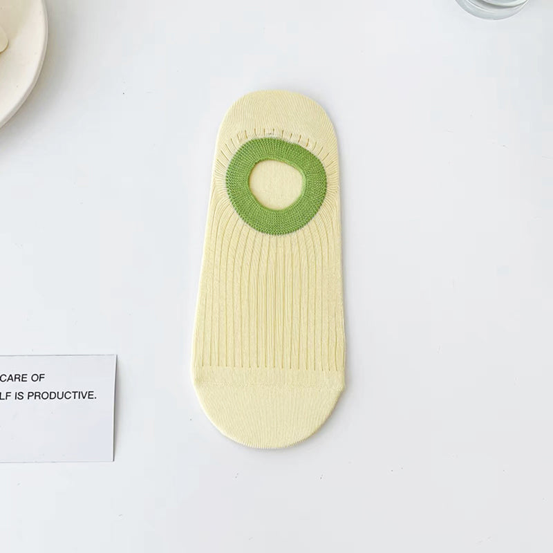 Calcetines informales con bloques de color