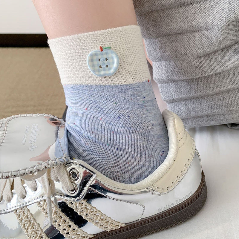 Calcetines informales con bloques de color