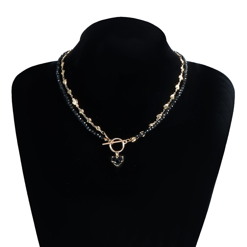 Collar con colgante de perlas vintage