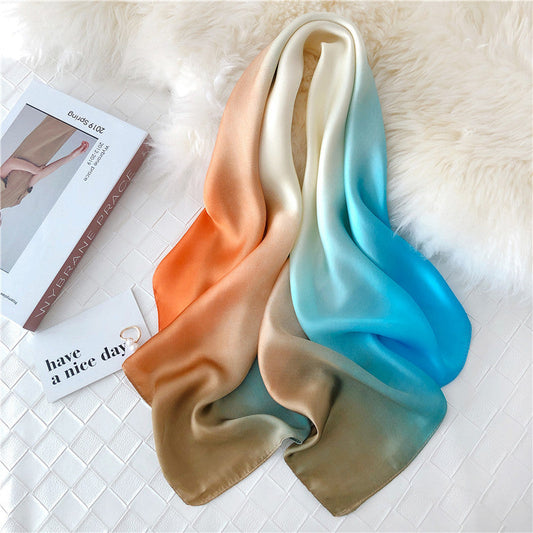 Bufanda informal con degradado