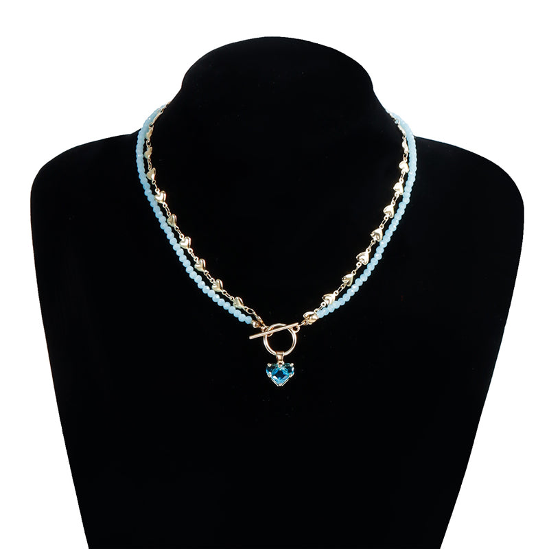 Collar con colgante de perlas vintage