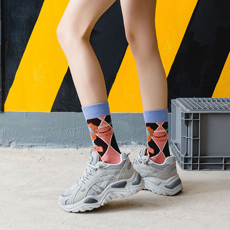 Calcetines informales de estilo vintage