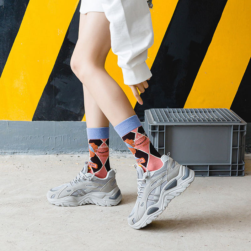 Calcetines informales de estilo vintage