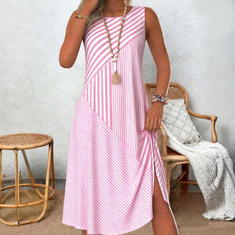 Vestido a rayas informal