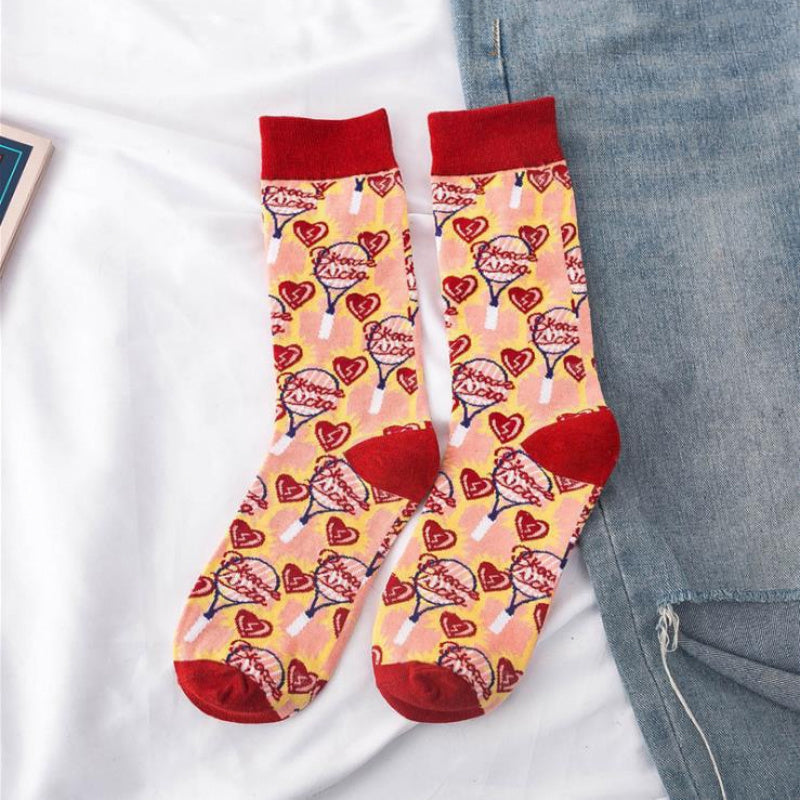 Calcetines informales de estilo vintage