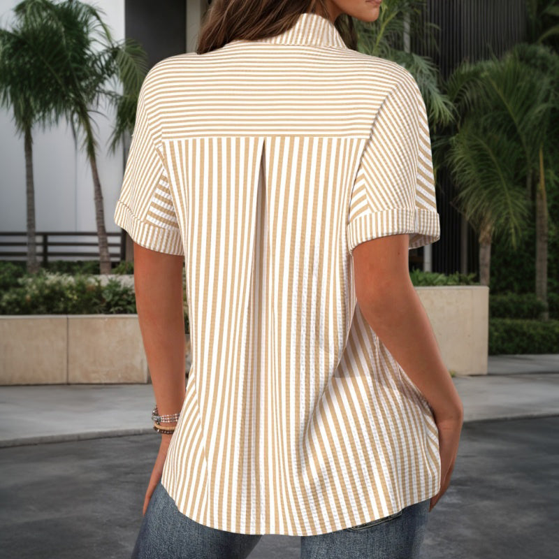 Blusa vintage a rayas