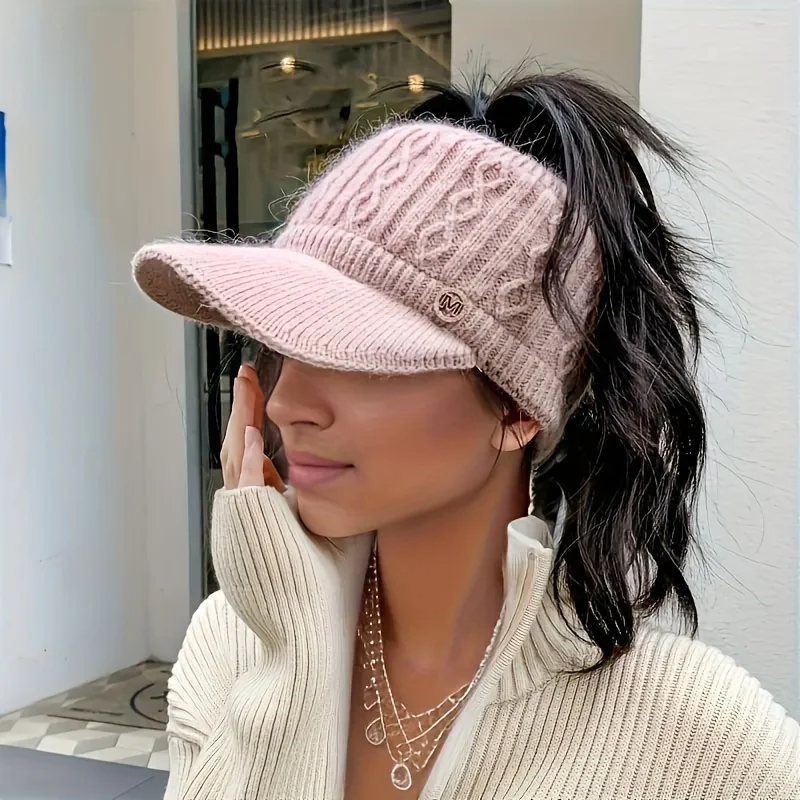 High Pony Knit Visor